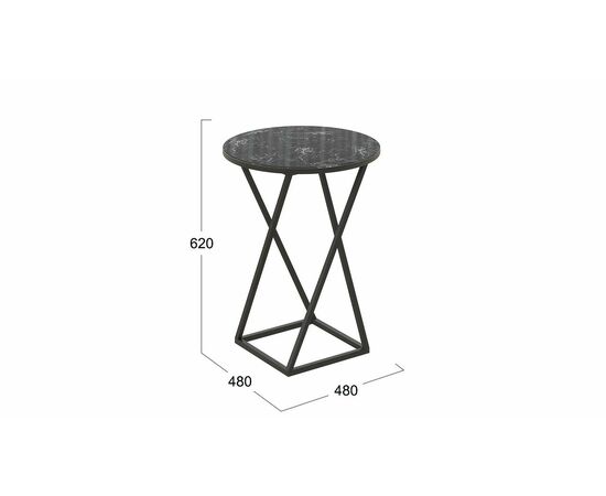 Стол журнальный ДП 1-03-05 исп. 2, изображение 2 | Интернет магазин мебели и декора LifeDekor
