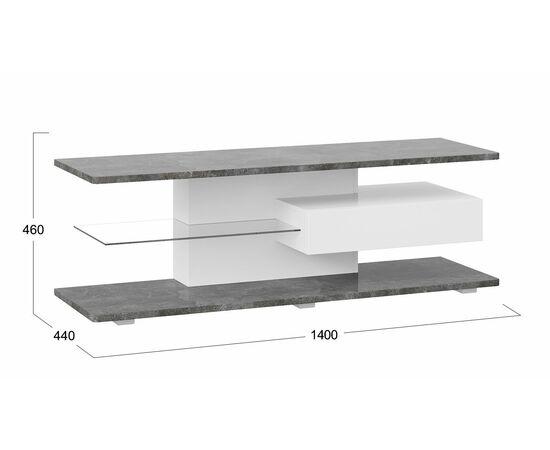 Тумба ТВ «Diamond» тип 1, изображение 2 | Интернет магазин мебели и декора LifeDekor