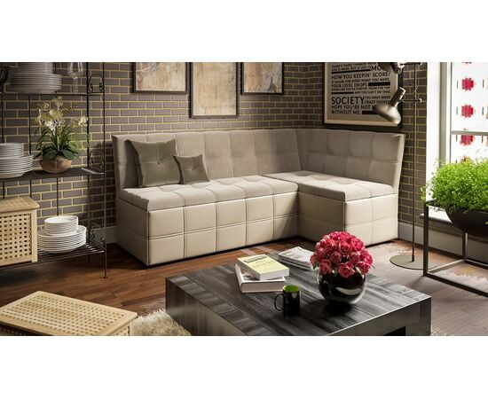 Скамья угловая «Домино» со спальным местом исп. 2 | Интернет магазин мебели и декора LifeDekor