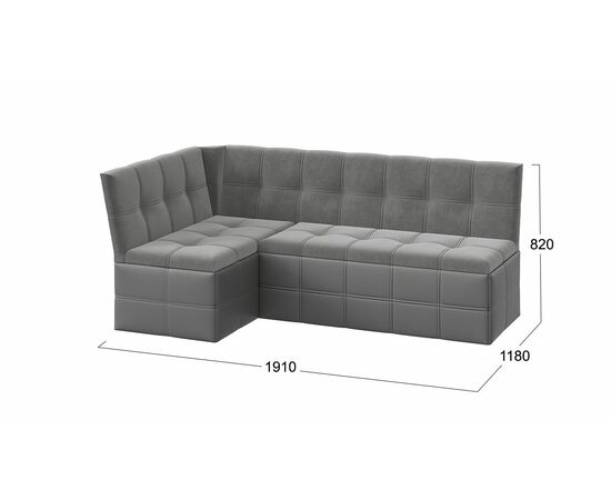 Скамья угловая «Домино» со спальным местом исп. 2, изображение 2 | Интернет магазин мебели и декора LifeDekor