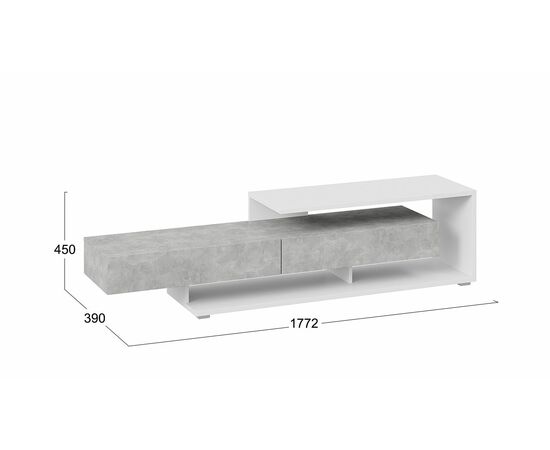 Тумба ТВ «Монтана» тип 4, изображение 2 | Интернет магазин мебели и декора LifeDekor