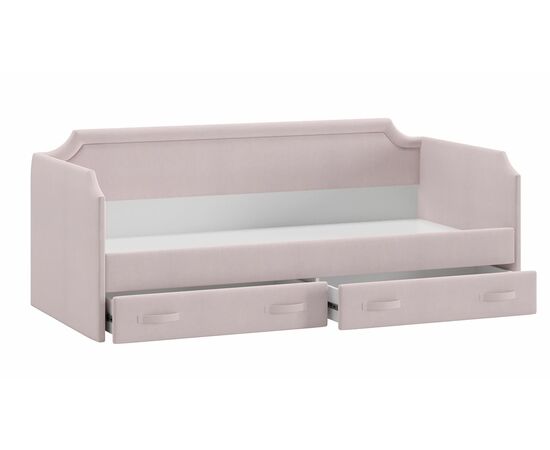 Кровать с мягкой обивкой и ящиками «Кантри» Тип 1 (900), изображение 3 | Интернет магазин мебели и декора LifeDekor