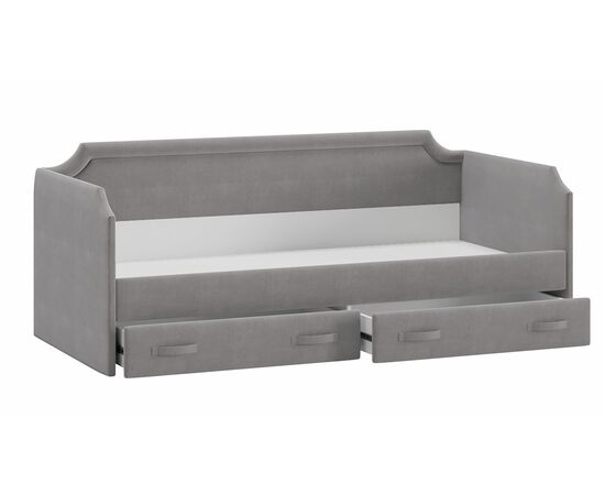 Кровать с мягкой обивкой и ящиками «Кантри» Тип 1 (900), изображение 3 | Интернет магазин мебели и декора LifeDekor