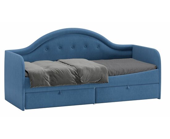 Кровать «Адель» с мягкой спинкой тип 1 | Интернет магазин мебели и декора LifeDekor