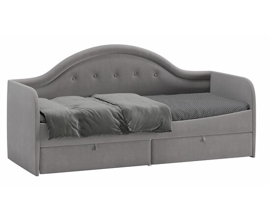 Кровать «Адель» с мягкой спинкой тип 1 | Интернет магазин мебели и декора LifeDekor