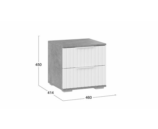 Тумба прикроватная «Хилтон», изображение 2 | Интернет магазин мебели и декора LifeDekor