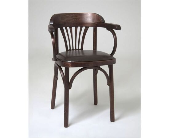 Стул Михаэль венский мягкий (темный тон, экокожа коричневая), изображение 4 | Интернет магазин мебели и декора LifeDekor