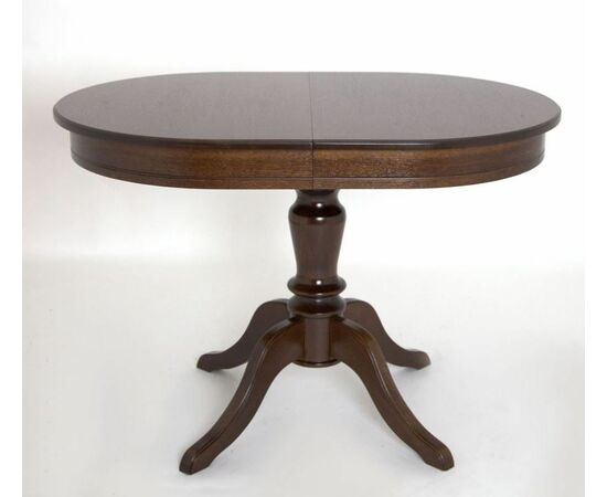 Стол обеденный овальный раздвижной Капелла-2 (Темный орех /шпон Дуб) Тип 2 | Интернет магазин мебели и декора LifeDekor