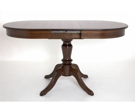 Стол обеденный овальный раздвижной Капелла-2 (Темный орех /шпон Дуб) Тип 2, изображение 2 | Интернет магазин мебели и декора LifeDekor