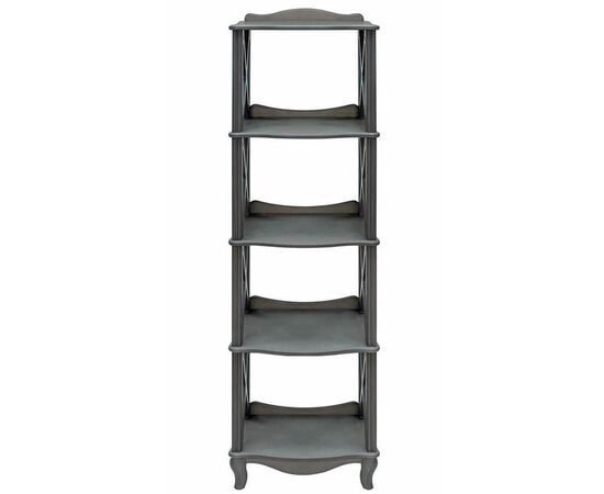 Этажерка-стеллаж "Джульетта"-4 (серый ясень) Вис | Интернет магазин мебели и декора LifeDekor