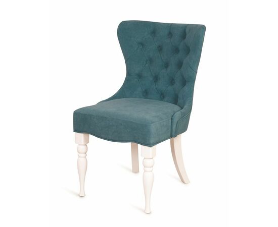 Кресло Вальс (эмаль белая / RS29 - бирюза) | Интернет магазин мебели и декора LifeDekor