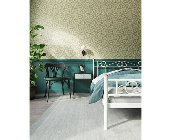 Кровать с изножьем Франческа  (160х200/ноги металл/цвет Белый), изображение 2 | Интернет магазин мебели и декора LifeDekor