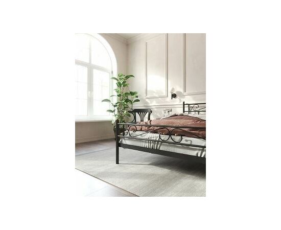 Кровать с изножьем Франческа (160х200/ноги металл/цвет Чёрный), изображение 4 | Интернет магазин мебели и декора LifeDekor