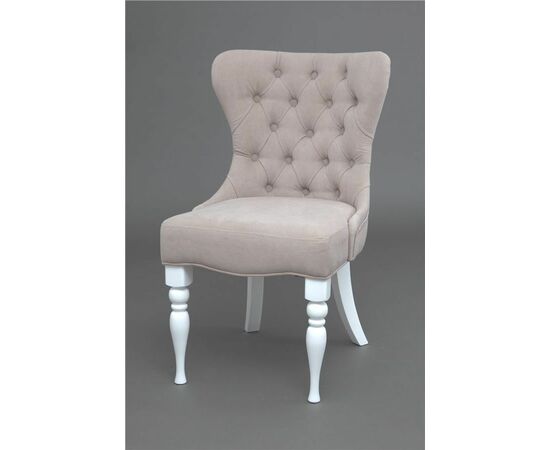 Кресло Вальс (эмаль белая / RS16 - бежевый) | Интернет магазин мебели и декора LifeDekor