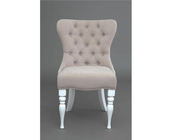 Кресло Вальс (эмаль белая / RS16 - бежевый), изображение 2 | Интернет магазин мебели и декора LifeDekor