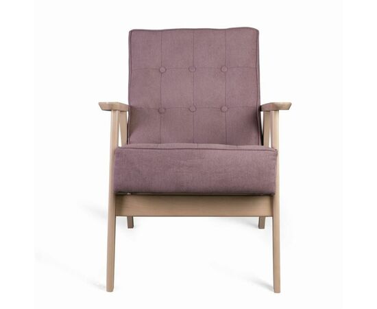 Кресло РЕТРО (беленый дуб / RS 12 - розовый), изображение 2 | Интернет магазин мебели и декора LifeDekor