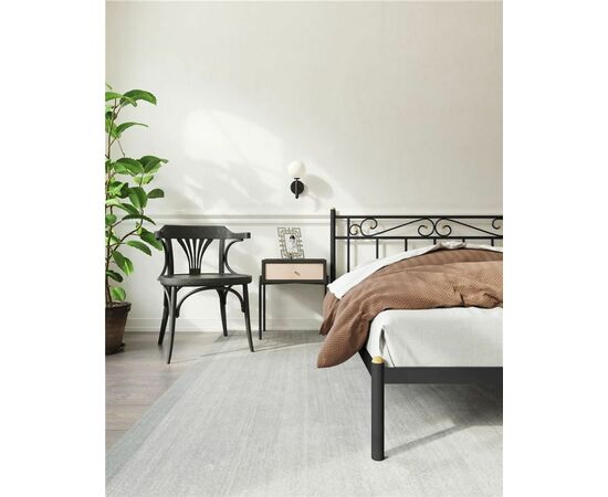 Кровать Франческа без изножья (140х200/ноги металл/цвет Черный), изображение 2 | Интернет магазин мебели и декора LifeDekor