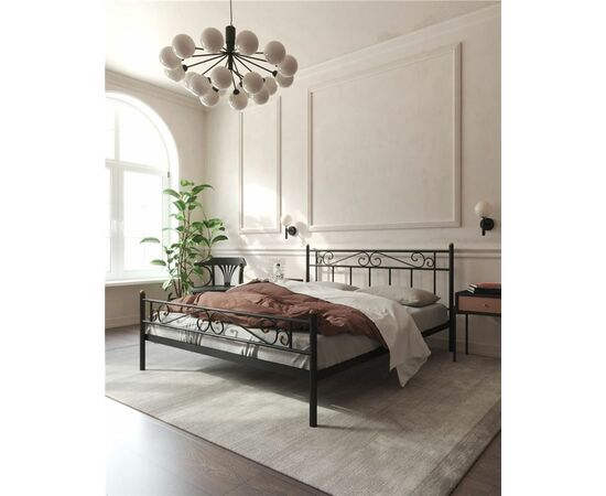Кровать Франческа с изножьем (140х200/ноги металл/цвет Черный) | Интернет магазин мебели и декора LifeDekor