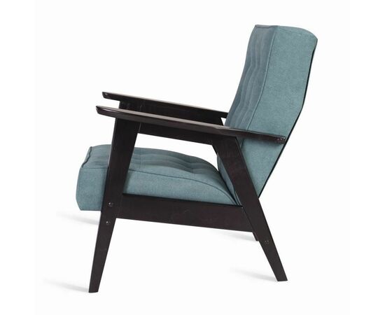 Кресло РЕТРО (венге / RS 29 - бирюзовый), изображение 3 | Интернет магазин мебели и декора LifeDekor