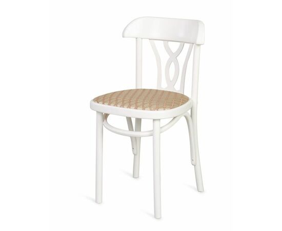 Стул Астра Восьмерка мягкий (белая эмаль/ткань) | Интернет магазин мебели и декора LifeDekor