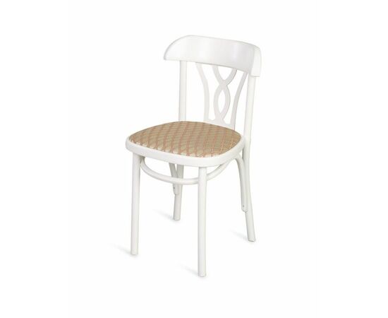 Стул Астра Восьмерка мягкий (белая эмаль/ткань), изображение 2 | Интернет магазин мебели и декора LifeDekor