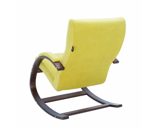 Кресло-качалка Милано  (Орех текстура/ткань V 28), изображение 4 | Интернет магазин мебели и декора LifeDekor