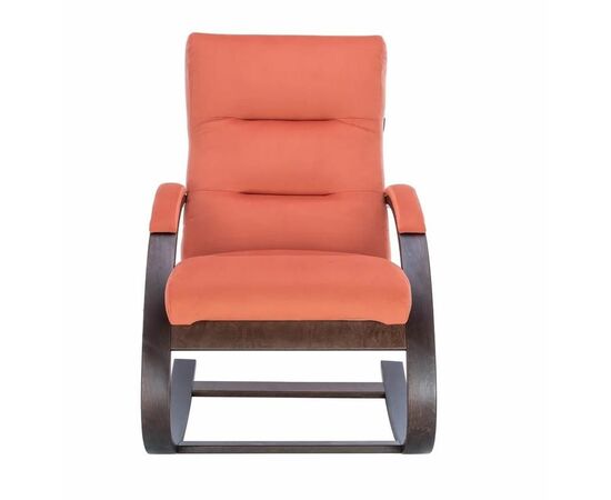 Кресло-качалка Милано  (Орех текстура/ткань V 39), изображение 2 | Интернет магазин мебели и декора LifeDekor