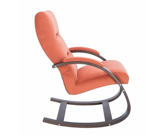 Кресло-качалка Милано  (Орех текстура/ткань V 39), изображение 3 | Интернет магазин мебели и декора LifeDekor