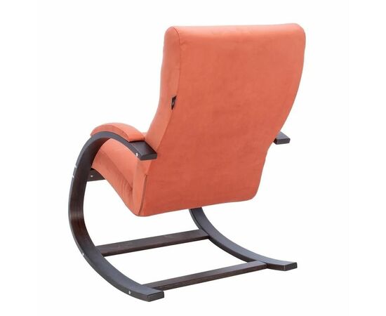 Кресло-качалка Милано  (Орех текстура/ткань V 39), изображение 4 | Интернет магазин мебели и декора LifeDekor