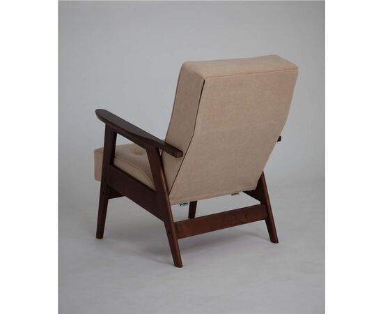 Кресло РЕТРО (темный тон / RS 03 - бежевый), изображение 2 | Интернет магазин мебели и декора LifeDekor