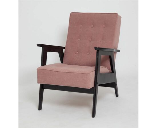Кресло РЕТРО (венге / RS 12 - розовый) | Интернет магазин мебели и декора LifeDekor