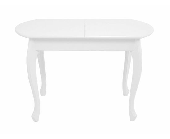 Стол обеденный раздвижной Венеция (Белый/массив березы, Шпон), изображение 3 | Интернет магазин мебели и декора LifeDekor