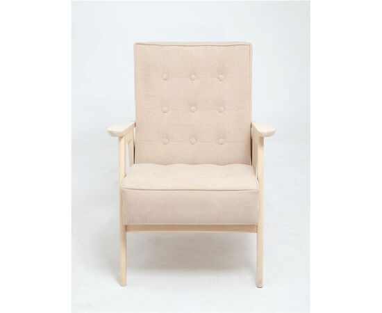 Кресло РЕТРО (беленый дуб / RS3 - бежевый), изображение 3 | Интернет магазин мебели и декора LifeDekor