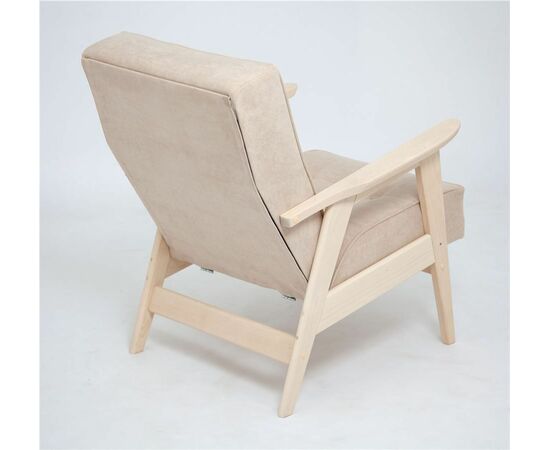 Кресло РЕТРО (беленый дуб / RS3 - бежевый), изображение 2 | Интернет магазин мебели и декора LifeDekor