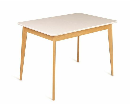 Стол Рэй-1030 (натуральный / белая эмаль) Прямоугольный | Интернет магазин мебели и декора LifeDekor