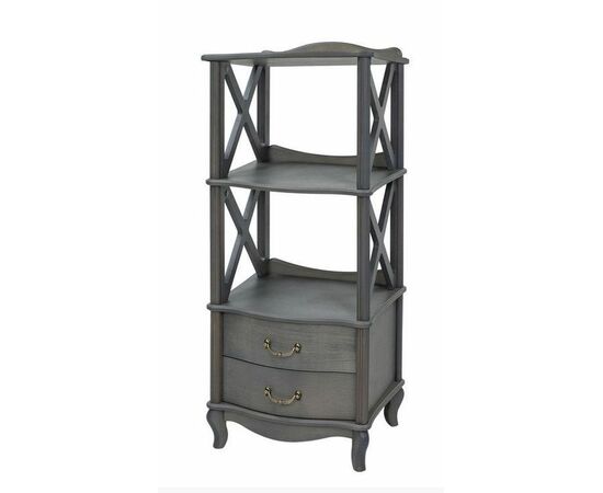 Этажерка "Джульетта"-2 (серый ясень) Вис | Интернет магазин мебели и декора LifeDekor