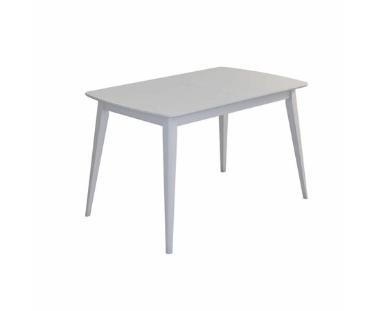 Стол "Одиссей-1" (Белый/ноги Белый/шпон Бук), изображение 2 | Интернет магазин мебели и декора LifeDekor