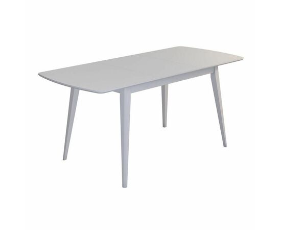 Стол "Одиссей-1" (Белый/ноги Белый/шпон Бук), изображение 3 | Интернет магазин мебели и декора LifeDekor