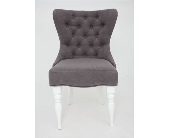 Кресло Вальс (эмаль белая / RS 15 - темно-серый), изображение 2 | Интернет магазин мебели и декора LifeDekor