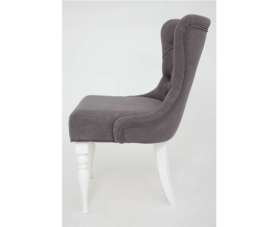 Кресло Вальс (эмаль белая / RS 15 - темно-серый), изображение 3 | Интернет магазин мебели и декора LifeDekor