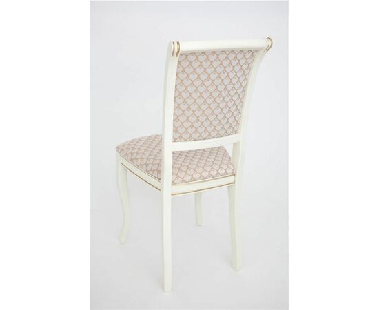 Стул Дионис (эмаль тон 11 + золот. патина/ткань Nota Gold), изображение 2 | Интернет магазин мебели и декора LifeDekor