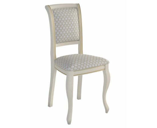 Стул Дионис (эмаль тон 11 + золот. патина/ткань Nota Gold), изображение 3 | Интернет магазин мебели и декора LifeDekor