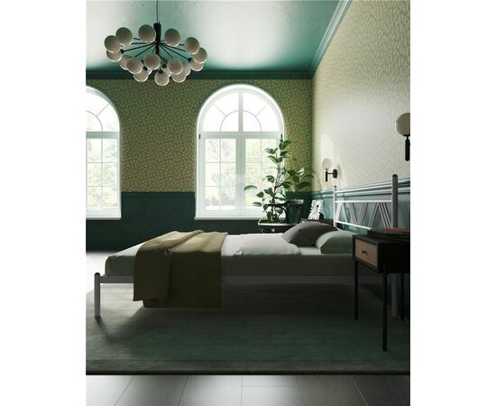 Кровать "Монблан" (120х200/ноги металл/цвет Белый), изображение 3 | Интернет магазин мебели и декора LifeDekor