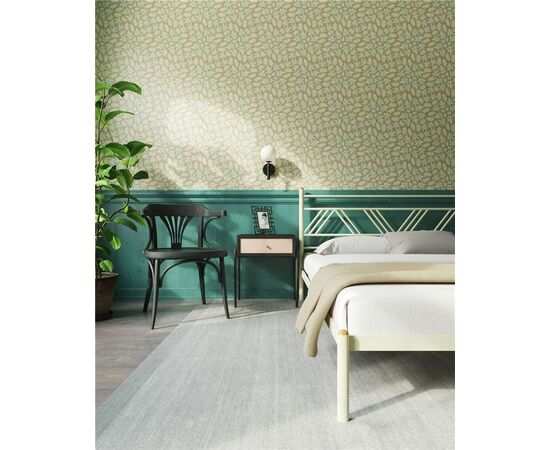 Кровать Монблан (140х200/ноги металл/цвет Бежевый), изображение 2 | Интернет магазин мебели и декора LifeDekor