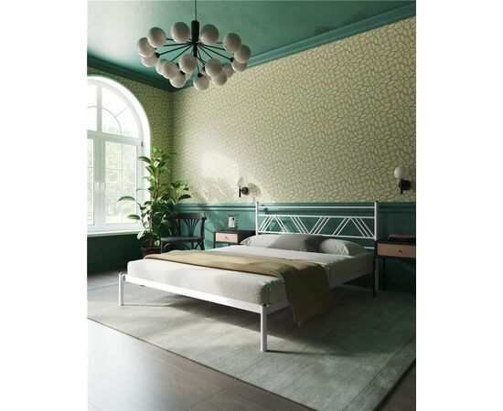 Кровать Монблан (160х200/ноги металл/цвет Белый) | Интернет магазин мебели и декора LifeDekor