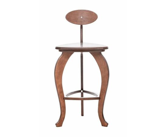 Стул барный 3 ноги гнутые (Орех), изображение 2 | Интернет магазин мебели и декора LifeDekor