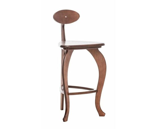 Стул барный 3 ноги гнутые (Орех) | Интернет магазин мебели и декора LifeDekor