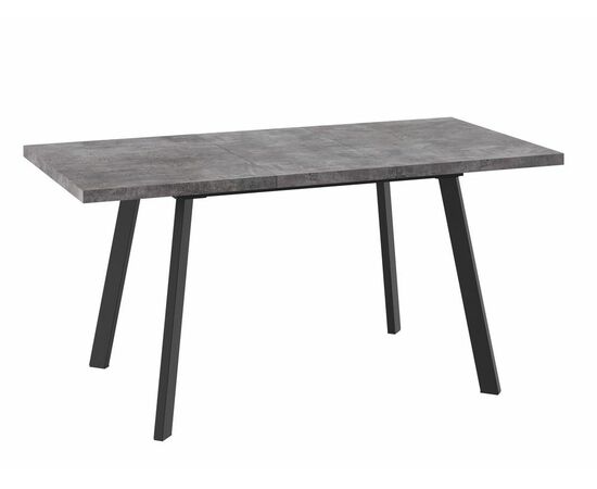 Стол Борг 120, дымчатая керамика/черный, изображение 2 | Интернет магазин мебели и декора LifeDekor