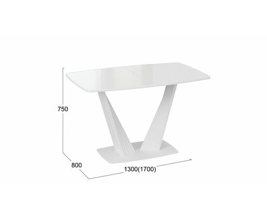 Стол раздвижной «Фабио» Тип 1, изображение 2 | Интернет магазин мебели и декора LifeDekor