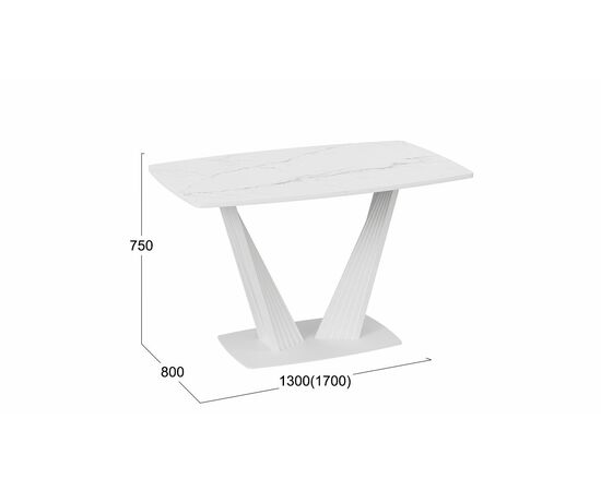 Стол раздвижной «Фабио» Тип 1, изображение 2 | Интернет магазин мебели и декора LifeDekor